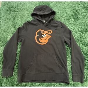 Baltimore Orioles MLB Men's Black Hoodie Sweatshirt LSG Genuine Merchandise M